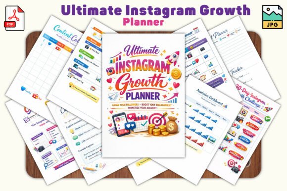 Download Ultimate Instagram Growth Planner - Insta Collection