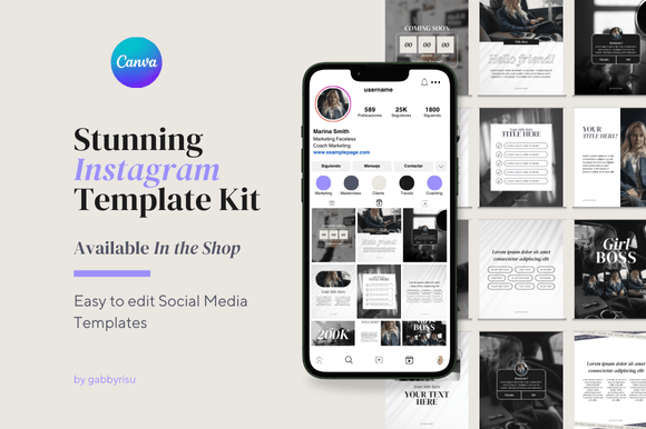 Download Stunning Instagram Template Kit - Insta Collection