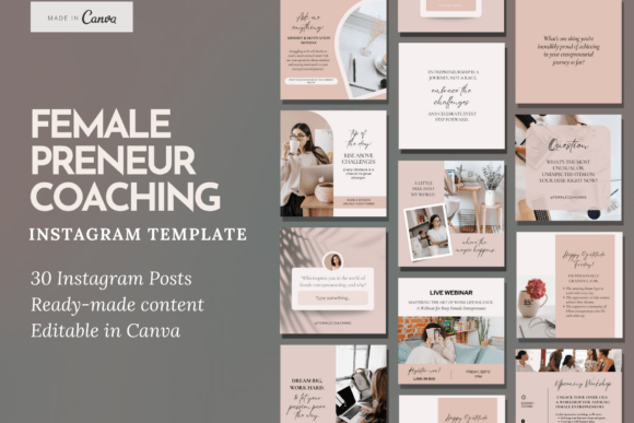 Download Female Boss Coaching Instagram Template - Insta Collection