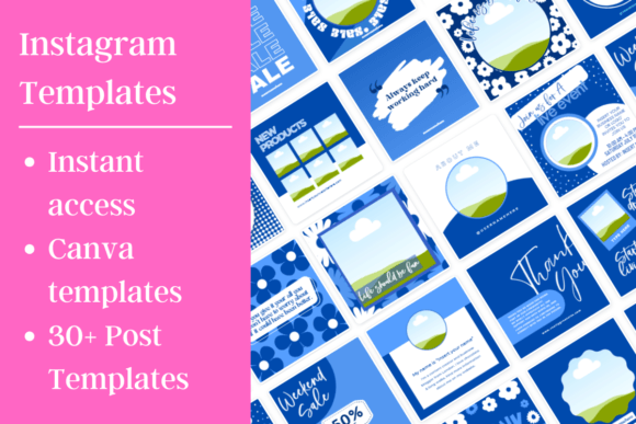 Download Social Media Instagram Canva Templates - Insta Collection