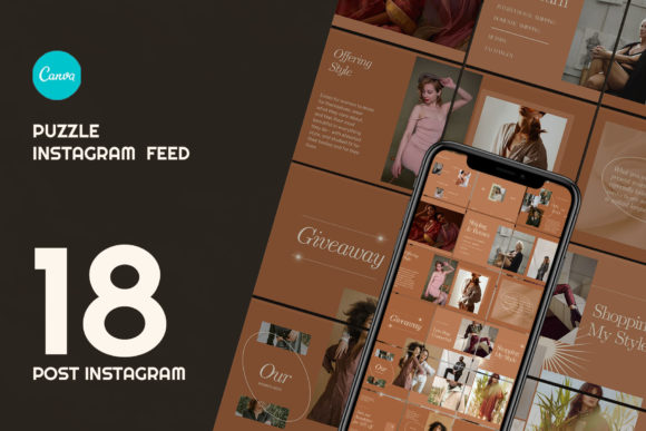 Download Fashion Design New Puzzle Insta | CANVA - Insta Collection