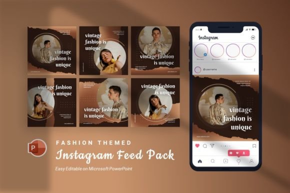 Download Fashion - Instagram Feed Template - Insta Collection