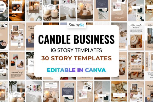 Download Candle Instagram Canva Story Template - Insta Collection