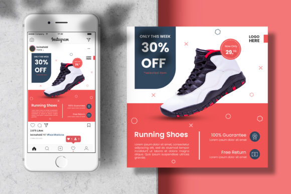 Download Sport Shoes Instagram Post Banner - Insta Collection