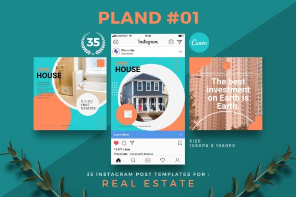 Download Pland One - Instagram Post Templates - Insta Collection