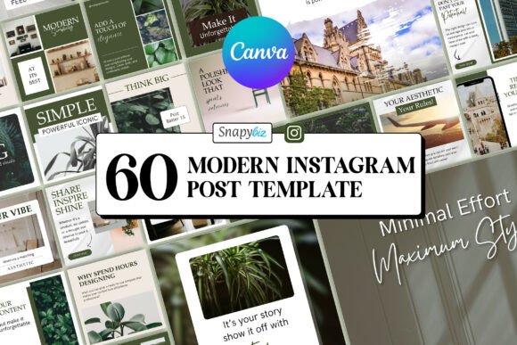 Download Modern Instagram Canva Post Template - Insta Collection