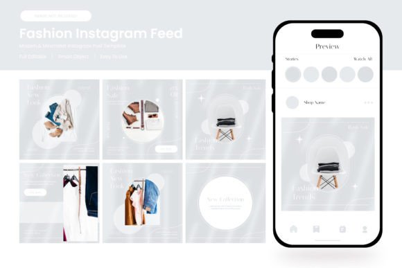 Download Fashion Instagram Feed Elegant Bundel - Insta Collection