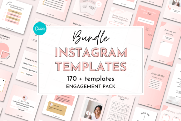 Download Instagram Engagement Bundle Templates - Insta Collection