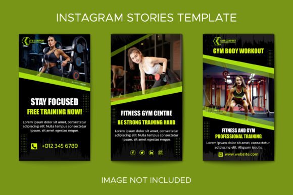 Download Gym Instagram Stories Collection Design - Insta Collection