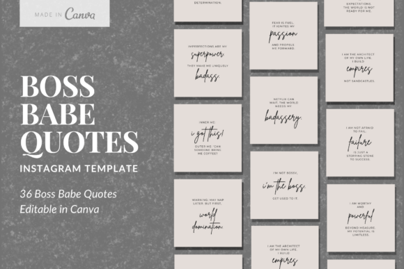 Download Boss Babe Quotes Instagram Template - Insta Collection