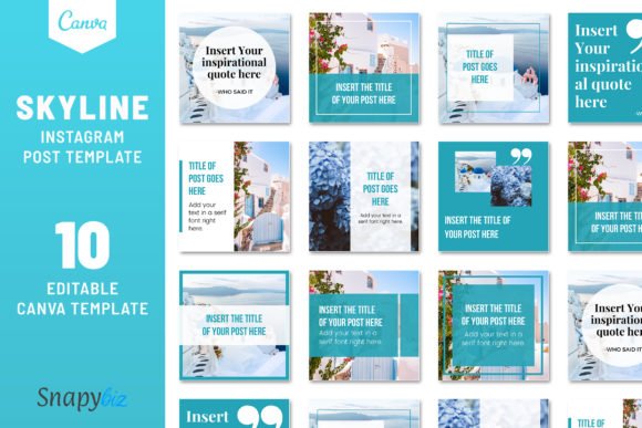 Download Skyline Instagram Template - Insta Collection