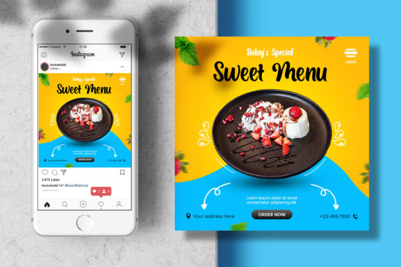 Download Instagram Food Template Banner - Insta Collection