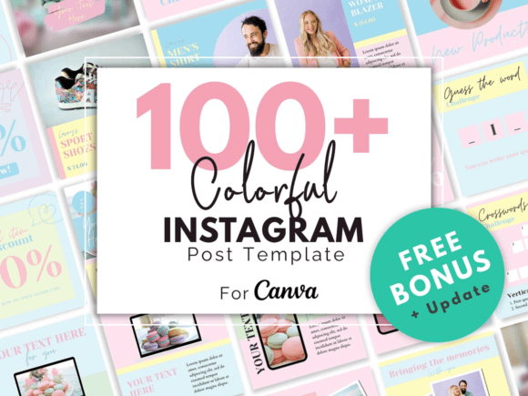 Download Colorful Instagram Canva Template - Insta Collection