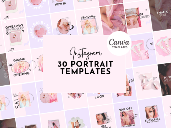 Download Blush Pink Instagram Canva Template Post - Insta Collection