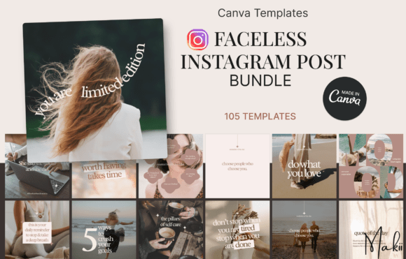Download Faceless Instagram Post Bundle - Insta Collection